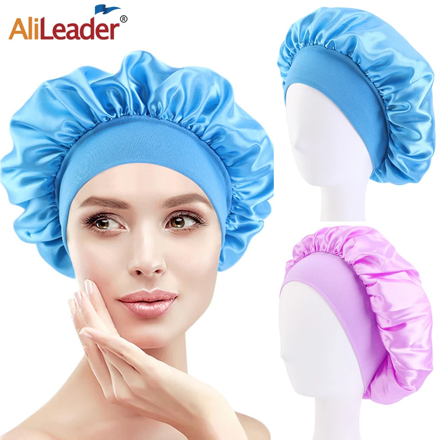 Top Trends: Alileader Satin Edge Laying Scarf Edge Wraps For Hair Wigs Satin Headband For Makeup, Facial, Sport, Yoga Women'S Satin Headband Shoppable Styles