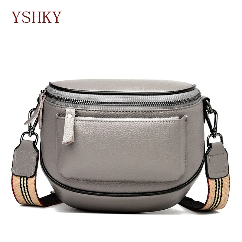 Top Trends: New Genuine Leather Brand Shoulder Bag For 2023 Luxury Designer Handbag Large Capacity Soft Leather Women&#039;s Saddle Bag Shoppable Styles