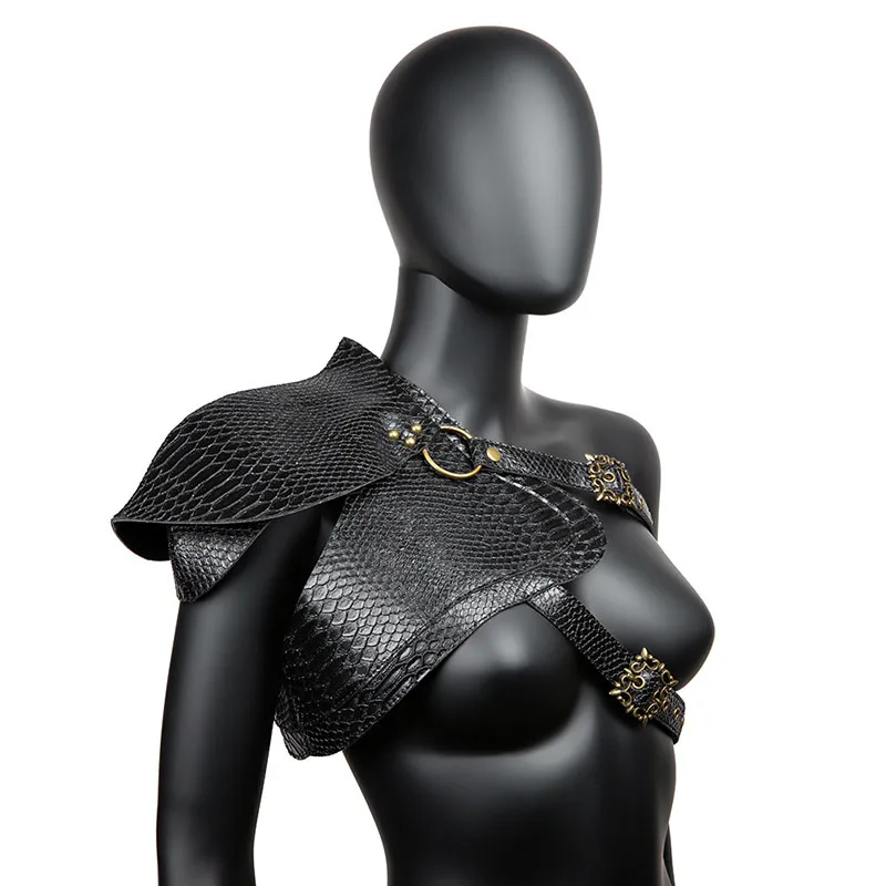 Top Trends: Steampunk Leather Punk Armor Medieval New Women&#039;s Armor Shawl Vest Halloween Cloak Female Makeup Dress Party Cosplay Props Shoppable Styles