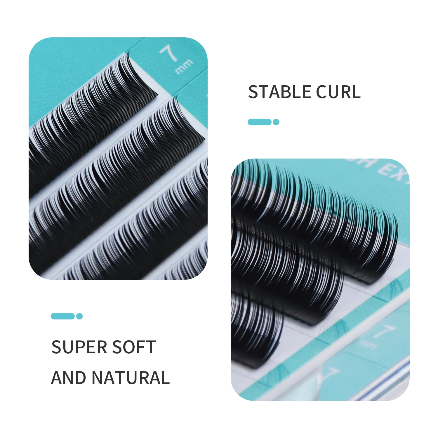 Top Trends: GLAMLASH Bottom Lashes 5mm 6mm 7mm J / B / C Curl Under Eyelashes Lower Individual Lashes Natural Short False Mink Eyelash Extension Shoppable Styles - Image 2