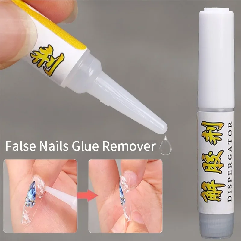 Top Trends: 1 / 3 / 5PCS Removeing Debonder Glue For Removeing False Nails Rhinestone Liquid Remover Degreaser Nail Art Manicure Cleaner Tools Shoppable Styles