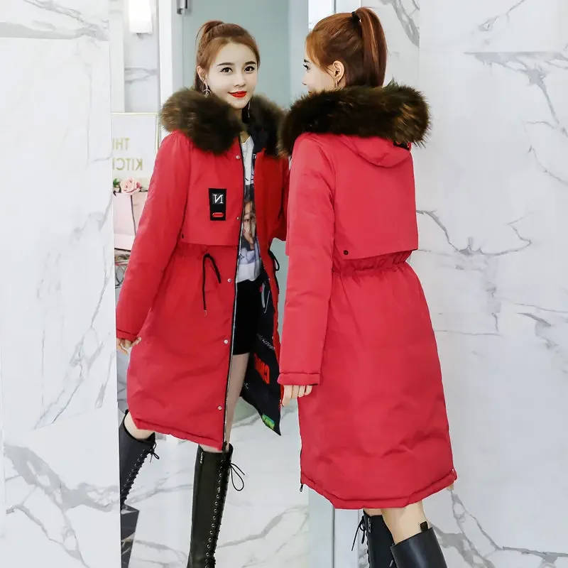 Top Trends: Women's Winter Coat Parka Hooded Long Padded Jacket Reversible Jacket Warmth Wholesale Plus Size Slim Fit Fashion Shoppable Styles - Image 5