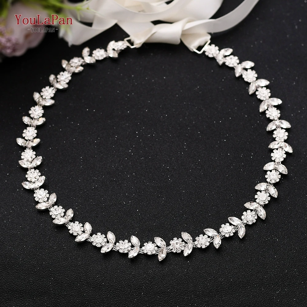 Top Trends: YouLaPan S440 Shiny Wedding Belt Rhinestone Bridal Alloy Belt Female Sparkly Diamond Wedding Dress Belt Fancy Belt For Party Shoppable Styles