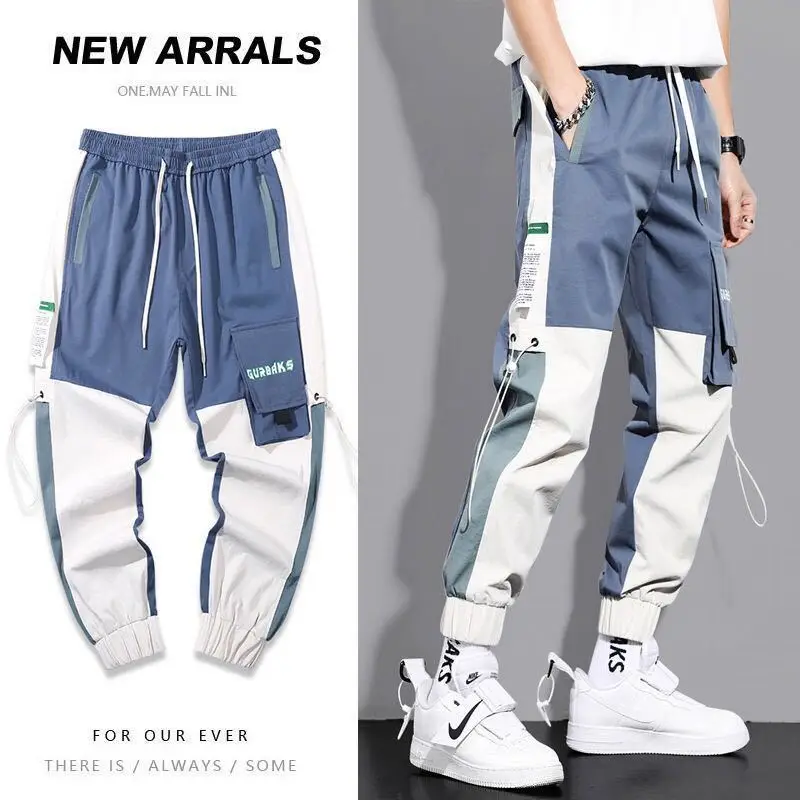 Top Trends: Hip Hop Cargo Pants Men Streetwear Cotton Joggers Fashion Sweatpants Male Casual Harem Trousers Summer Harajuku Pants Men Women Shoppable Styles - Image 2