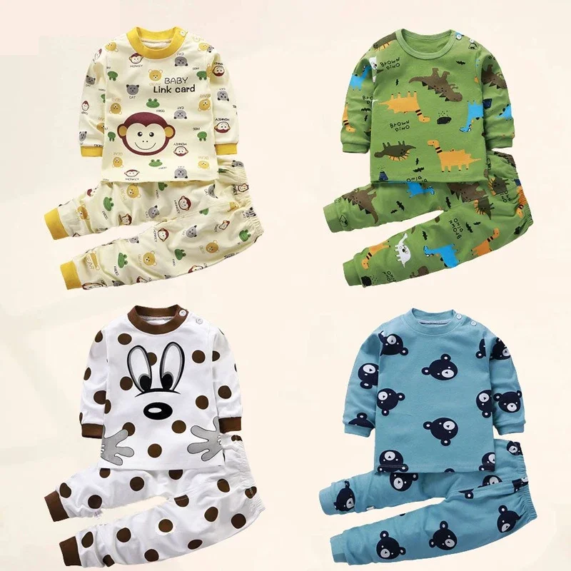 Top Trends: Kids Clothes Children Sets Children's Clothing Boys Girls CottonAutumn Winter Clothing Pants Sleepwear Underwear Christmas Gift Shoppable Styles