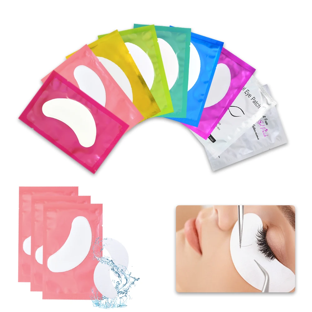 Top Trends: 50Pairs Hydrogel Gel Eye Patches Grafting Eyelashes Under Eye Patches For Eyelash Extension Paper Application Makeup Supplies Shoppable Styles