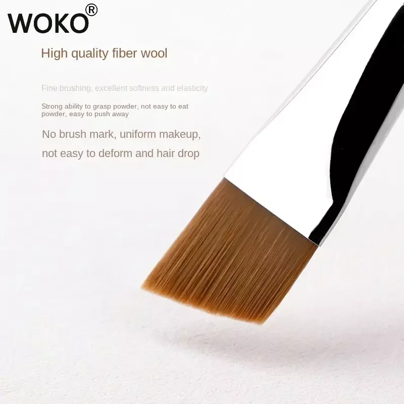 Top Trends: 191 Foundation Brush Face No Mark Liquid Foundation Makeup Brush Blade Angle Flat Head Facial Mask Cream Foundation Makeup Tool Shoppable Styles - Image 4