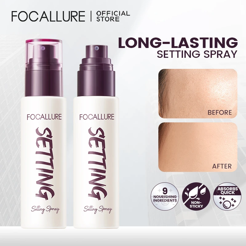 Top Trends: FOCALLURE Moisturizing Lightweight Spray Fixer Lotion Hydrate Oil Control Long-lasting Natural Fine Mist Face Makeup Cosmetics Shoppable Styles