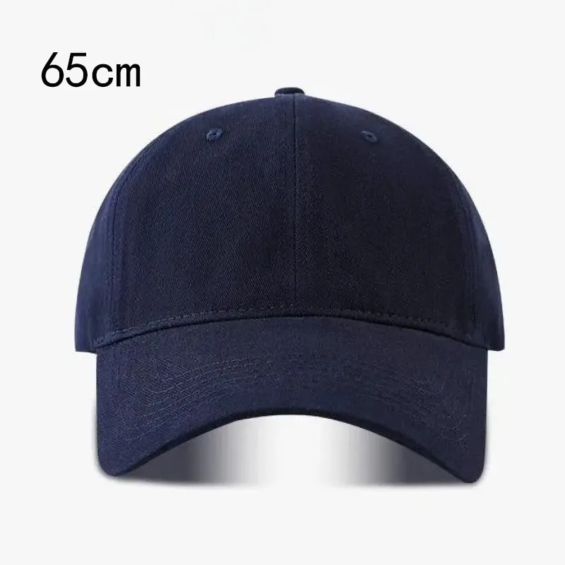 Top Trends: Big Head Soft Top Baseball Cap For Men Women Cotton Solid Deep Top Black Hat Trucker Dad Caps Sports Snap Back Bone Gorra Hombre Shoppable Styles