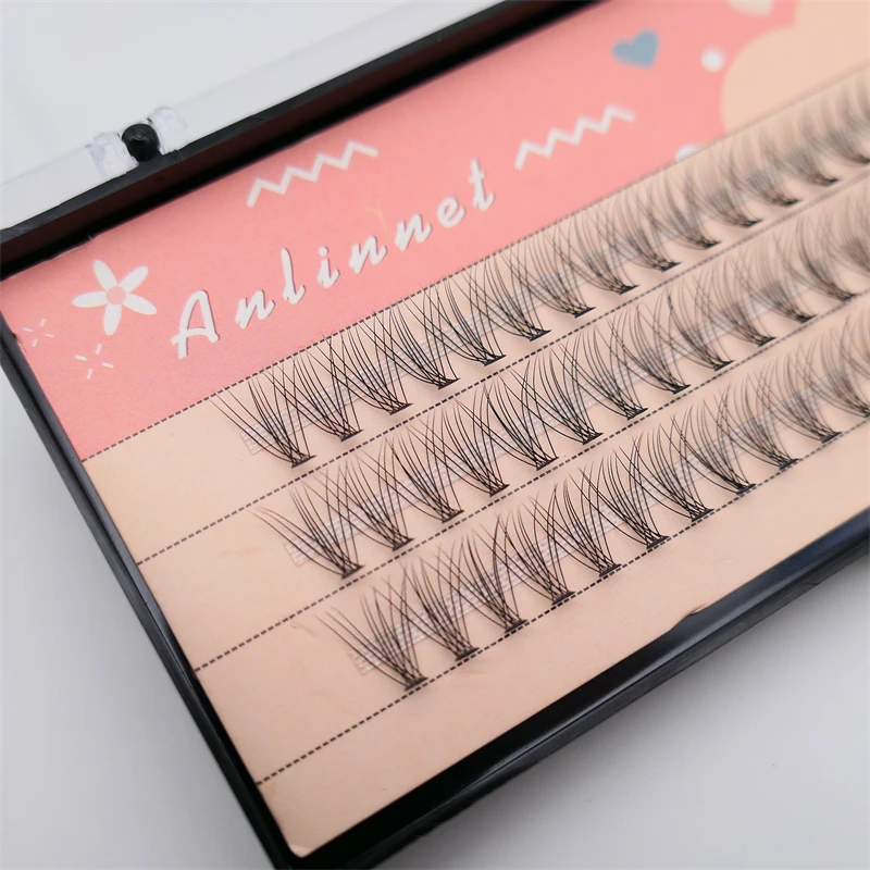 Top Trends: 60 High-quality High Imitation Mink False Eyelashes Natural 3D Eyelash Clusters 10D Makeup Grafting Eyelash Tools Free Delivery Shoppable Styles