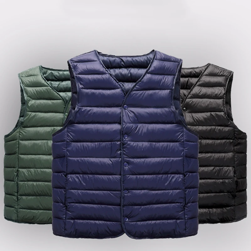 Top Trends: Men Winter Coat Warm Sleeveless Jacket Lightweight Vest Coat Streetwear Windproof Cotton-Padded Waistcoat Shoppable Styles