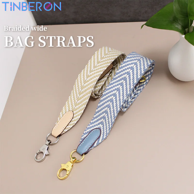 Top Trends: TINBERON Bags Accessories Shoulder Strap High Quality Canvas Wide Bag Strap Suitable For Luxury Handbags Bag Replacement Straps Shoppable Styles