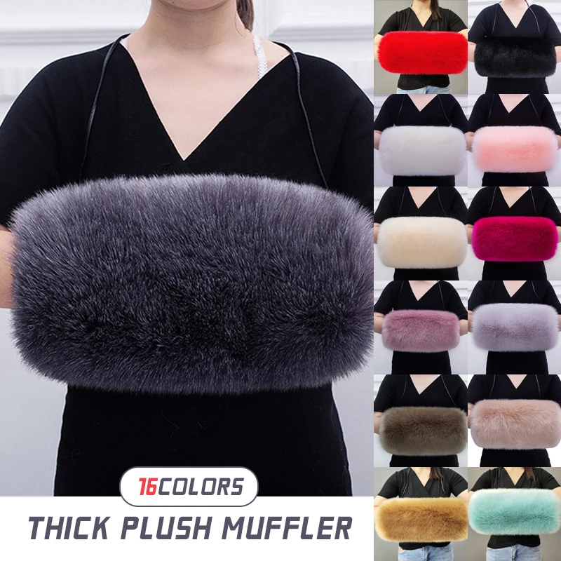 Top Trends: Women Winter Muff Fluffy Hand Warmer Thicken Faux Fur Warm Gloves Soft Winter Warm Fur Mittens Warm Sleeve Shoppable Styles