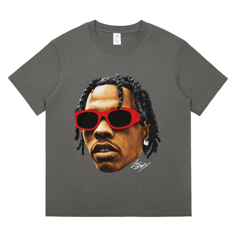 Top Trends: Rapper Lil Baby Graphic T Shirt Men's Hip Hop Vintage Short Sleeve T-shirt Streetwear Harajuku Cotton Oversized T-shirts Couples Shoppable Styles - Image 6