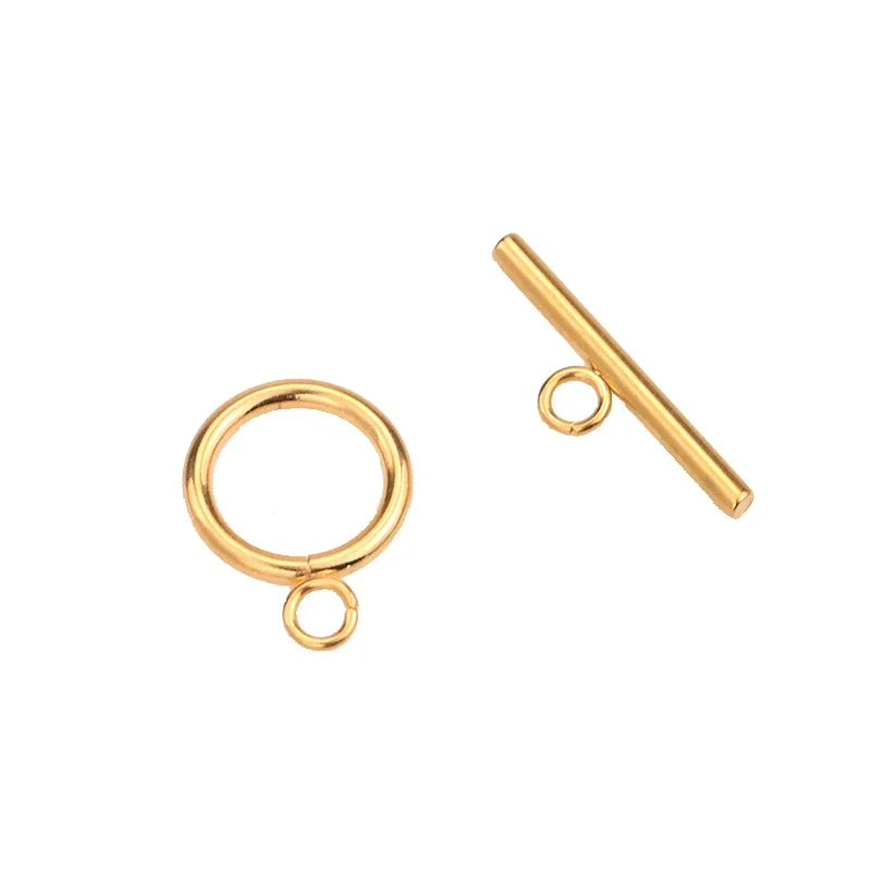 Top Trends: 5 Sets Stainless Steel OT Clasps Gold Connectors For DIY Bracelet Necklace Jewelry Findings Making Supplies Accessories Shoppable Styles