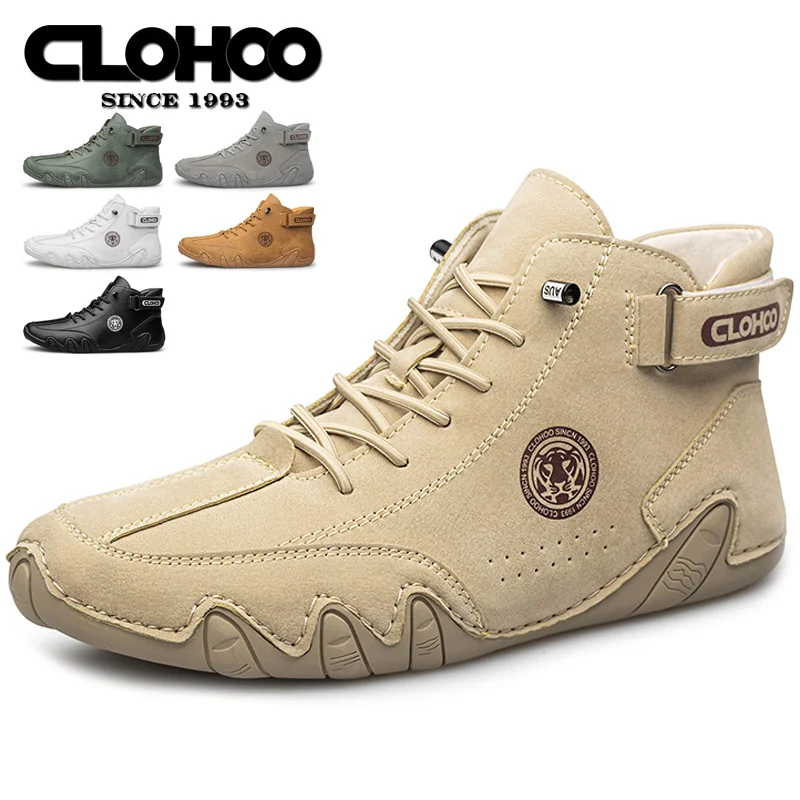 Top Trends: CLOHOO Fashion Men's Wear-resistant Soft Sole Ankle Boots Comfortable Casual Non-Slip Large Size Sneakers For Spring Autumn 47 Shoppable Styles