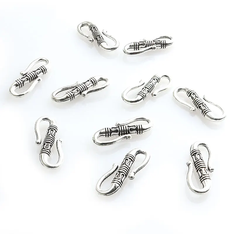 Top Trends: 20pcs Antique Style Zinc Alloy S Shaps Buckle Charm Connectors Bracelet Necklace Connect Clasps Diy Jewelry Findings Accessories Shoppable Styles - Image 3