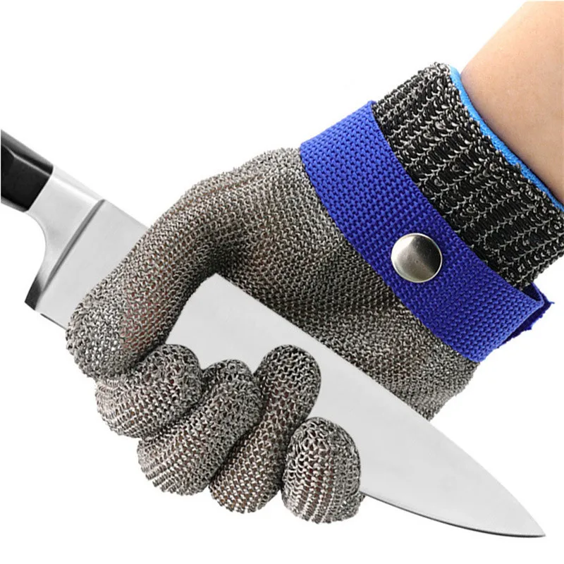 Top Trends: Stainless Steel Gloves Anti-cut Safety Cut Resistant Hand Protective Metal Meat Mesh Glove For Butcher Wire Knife Proof Stab Shoppable Styles