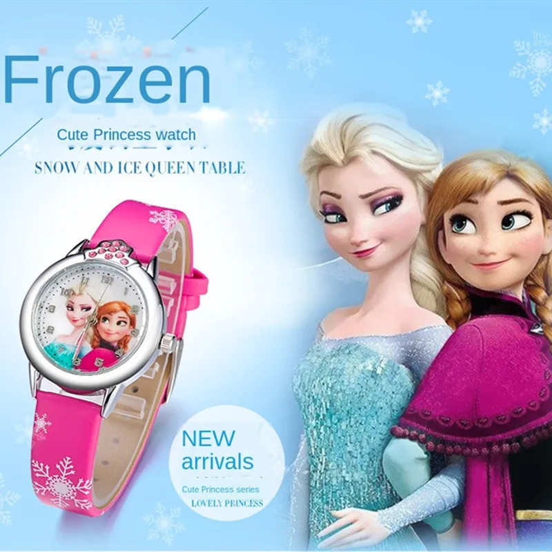 Top Trends: Disney Frozen Children&#039;s Watch Cartoon Anime Figure Elsa Anna Belt Analog Luminous Digital Electronic Watch Kids Birthday Gifts Shoppable Styles