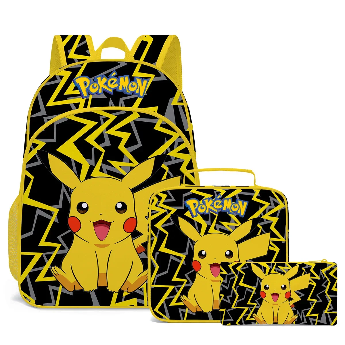 Top Trends: Pokemon Pikachu Children&#039;s Backpack Boys And Girls Fashion Cartoon Peripheral Waterproof Large Capacity Book Storage School Bag Shoppable Styles