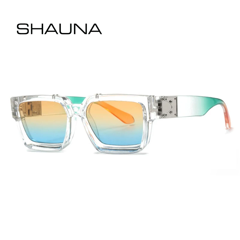 Top Trends: SHAUNA Retro Square Sunglasses UV400 Shoppable Styles