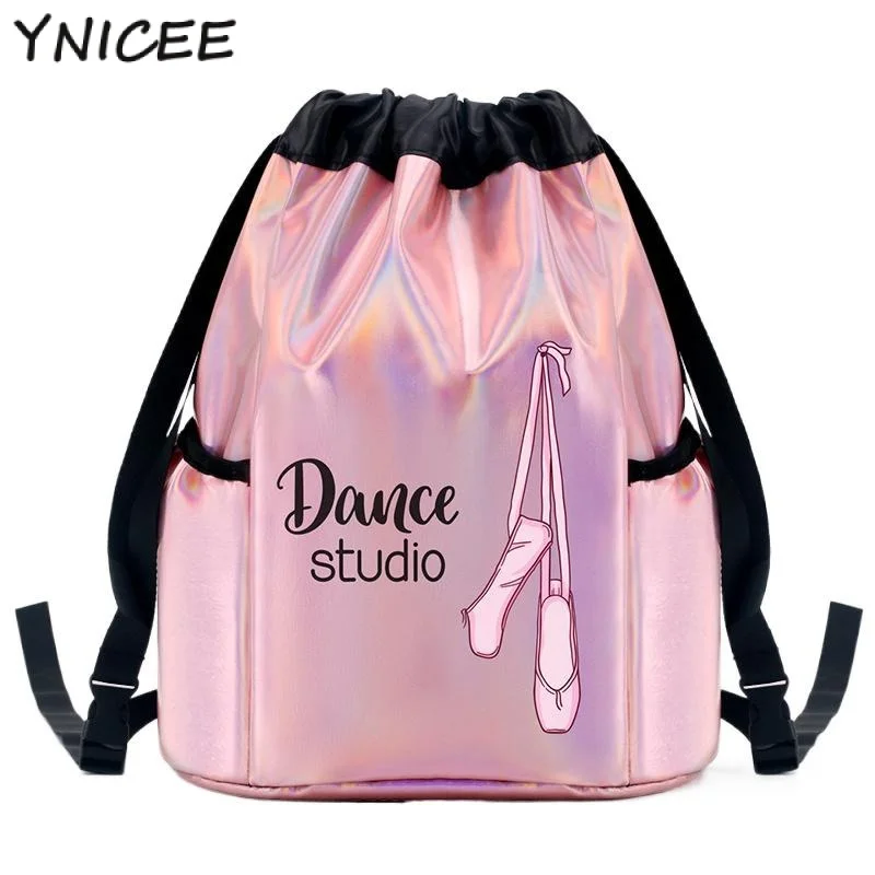 Top Trends: 2023 Girls Laser Shiny Ballet Dance Bags Kids Training Shoulder Gym Backpack Child Pocket Handbag For Dancing Ballerina Package Shoppable Styles