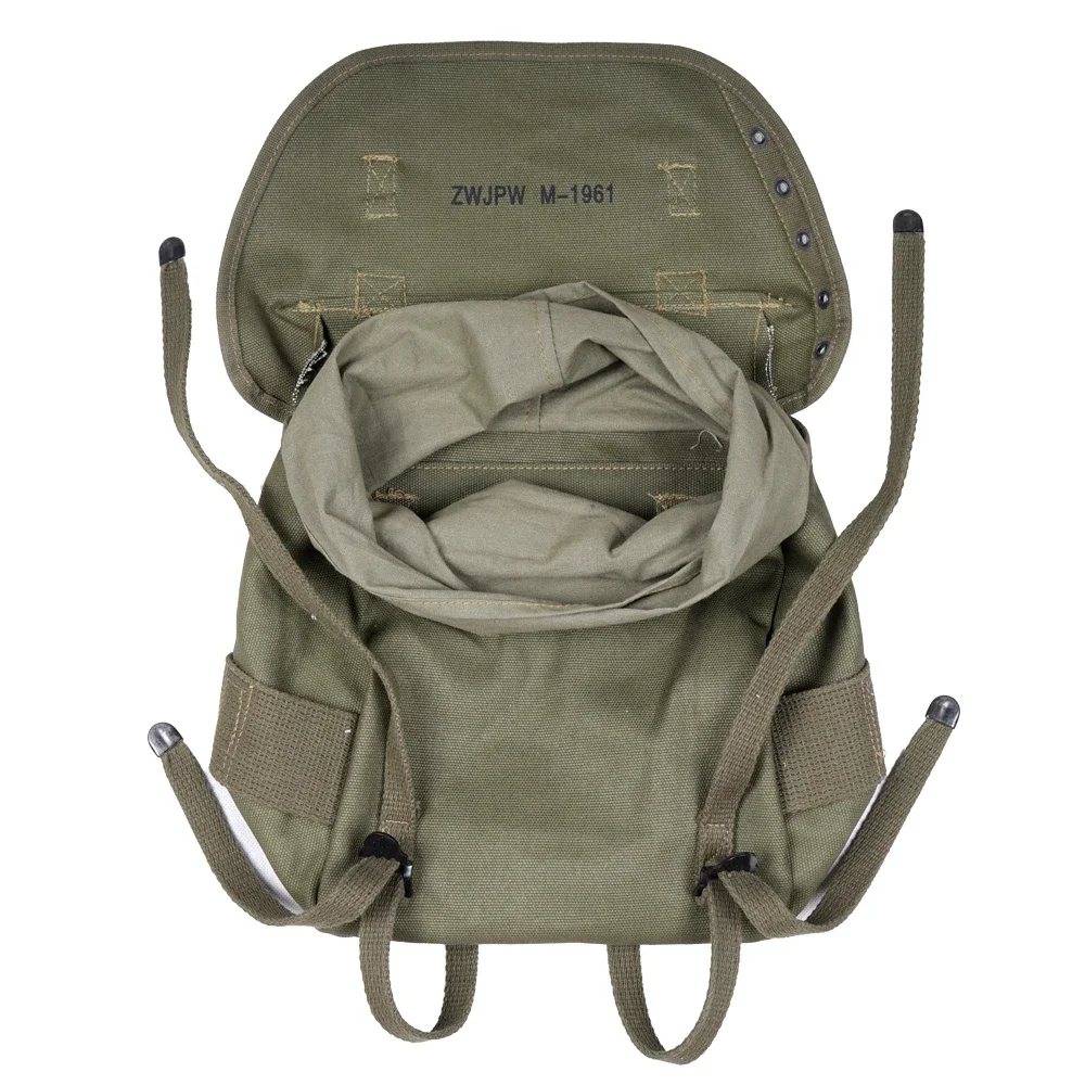 Top Trends: M1961 Military Bag Butt Pack US Vietnam Canvas Storage Rucksack Combat Gear With Straps Tactical Retro WW2 War Shoppable Styles - Image 3