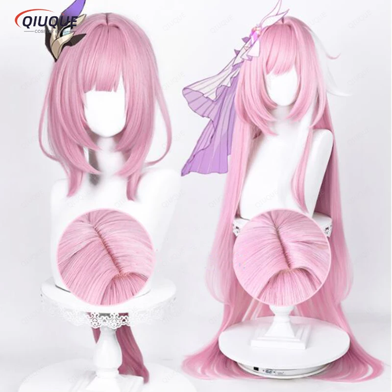 Top Trends: High Quality Game Honkai Impact 3 Elysia Cosplay Wig Long Pink Heat Resistant Synthetic Hair Halloween Party Wigs + Wig Cap Shoppable Styles