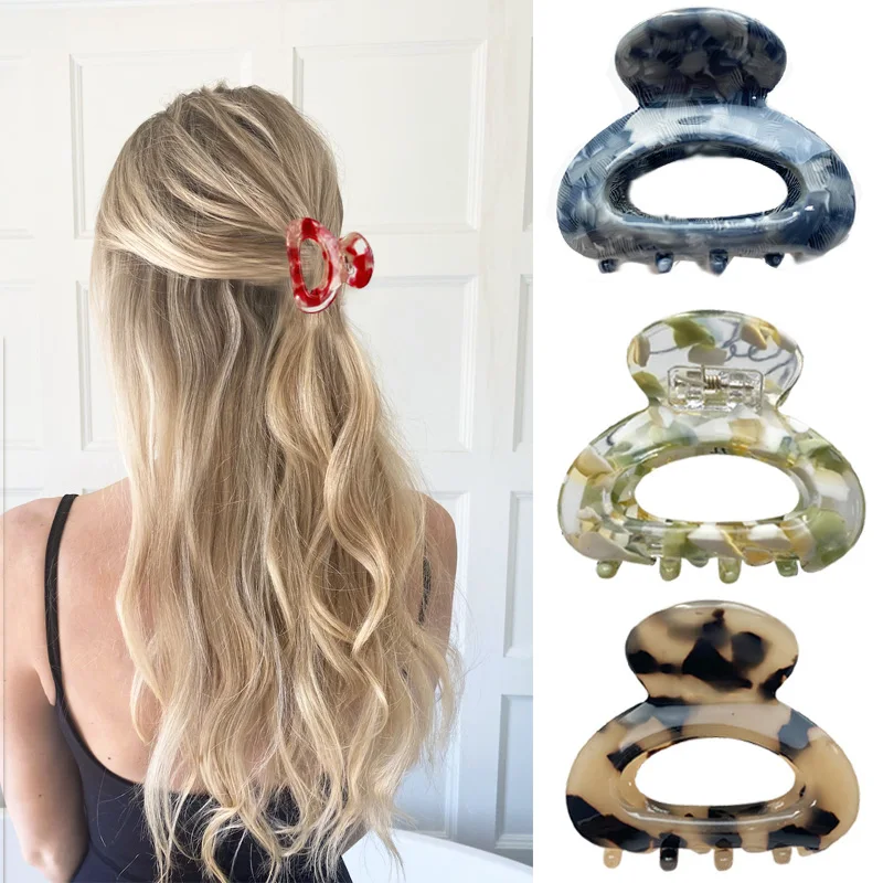 Top Trends: Sweet Mini Acetate Hair Clip For Women Girls Hair Claw Chic Barrettes Crab Hairpins Styling Claw Clips Fashion Hair Accessories Shoppable Styles