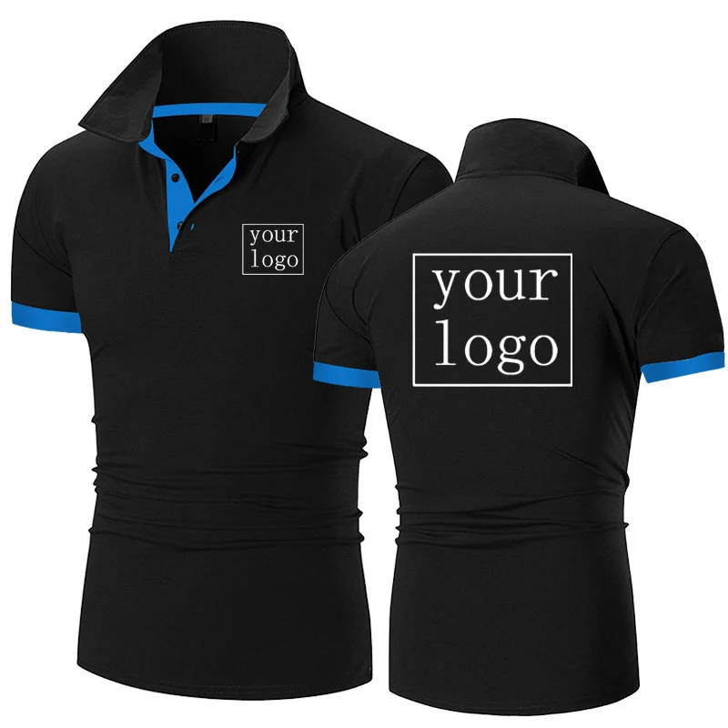 Top Trends: Summer Breathable Sports Polo Shirt Custom Design Brand Logo / Print Personalized Lapel Short Sleeve Classic Men And Women S-3XL Shoppable Styles