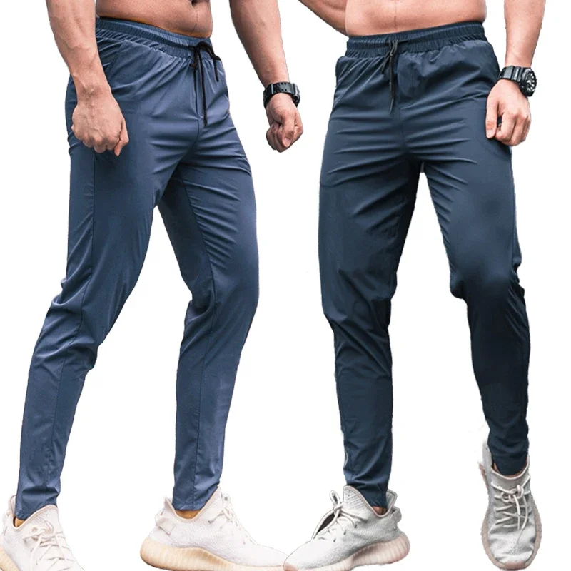 Top Trends: High Quality Men Running Fitness Sweatpants Male Casual Outdoor Training Sport Long Pants Jogging Workout Trousers Bodybuilding Shoppable Styles