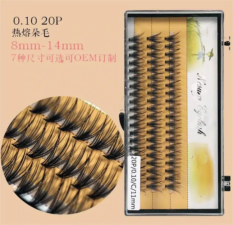 Top Trends: 20D Individual Eyelash Beauty Girls False Eyelashes Nesura Individual Eyelash Extension Mink Black Soft False Eye Lashes Shoppable Styles