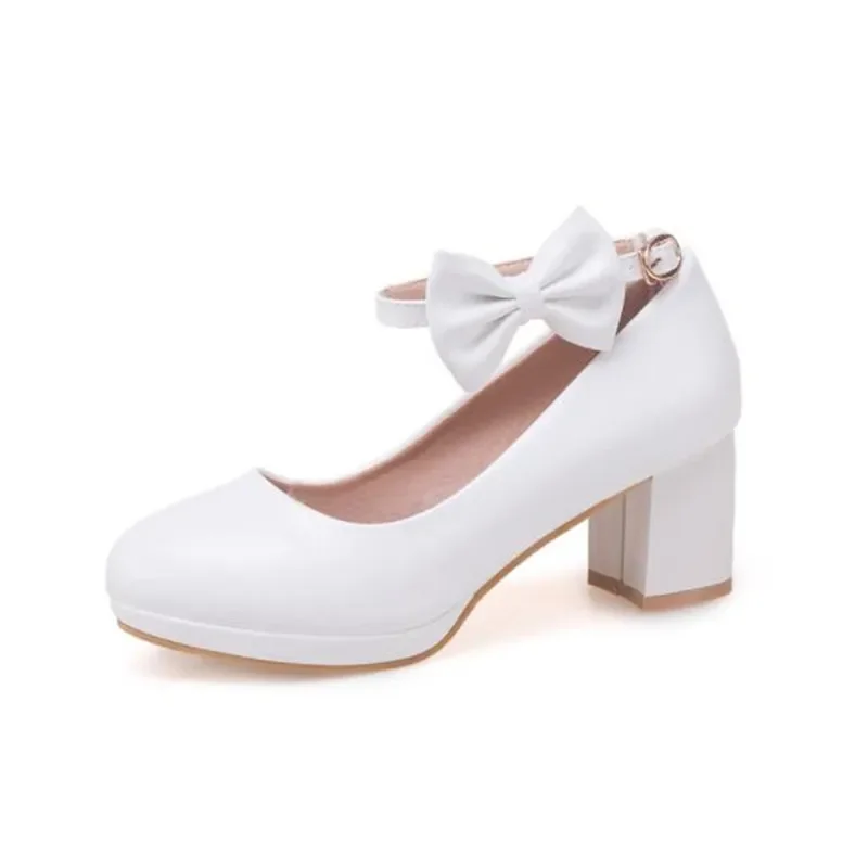 Top Trends: Princess Girls High Heel Shoes Children Show Leather Shoes Student White Sandals Shoppable Styles