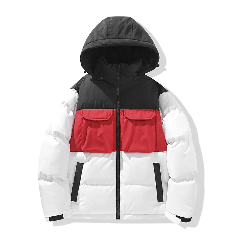 Top Trends: Down Jacket For Men’s Outdoor Sports In Autumn And Winter New Couple Loose Color Matching Cotton-padded Jacket Thick Bread Coat Shoppable Styles