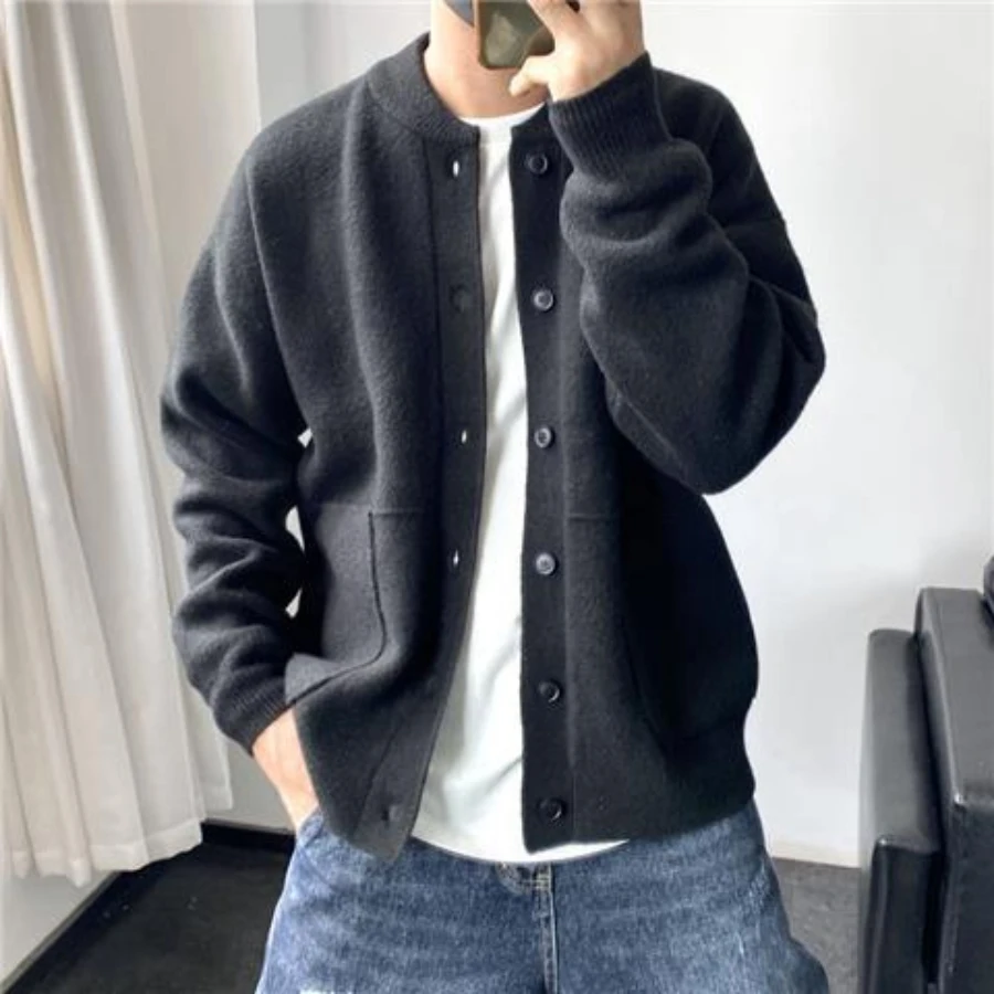 Top Trends: Sweaters For Men High Quality Autumn Winter Knitted Cardigan Male Buttons Men&#039;s Sweater New Casual Solid Sweater Coat Clothing Shoppable Styles