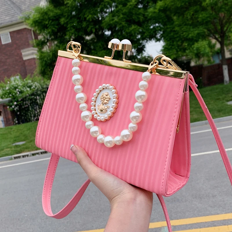 Top Trends: Wedding Evening Bag With Pearls Elegant Bags For Women Banquet Fashion Handbags For Women Luxury Designer Lady Crossbody Bags Shoppable Styles