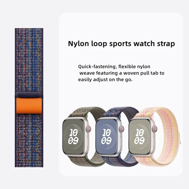 Top Trends: Nylon Strap For Apple Watch Band 44mm 40mm 49mm 45mm 41mm 42mm 38 For Nike Sport Loop Bracelet Iwatch Series 9 Se 8 7 6 Ultra 2 Shoppable Styles