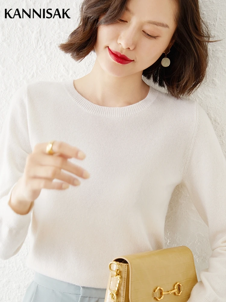 Top Trends: Women's Sweater Autumn Winter O-neck Solid Pullovers Bottoming Shirt Knitwear Long Sleeve Casual Spring Basic Pull Femme Sweater Shoppable Styles - Image 3