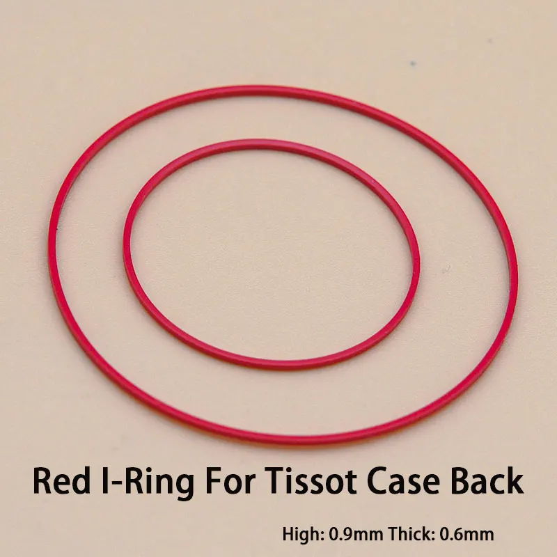 Top Trends: Red Gasket I-Ring 33-42MM Plastic Gasket Suitable For Tissot Watch Case Bottom Cover T035 Couturier 1853 Original Other Shoppable Styles - Image 5