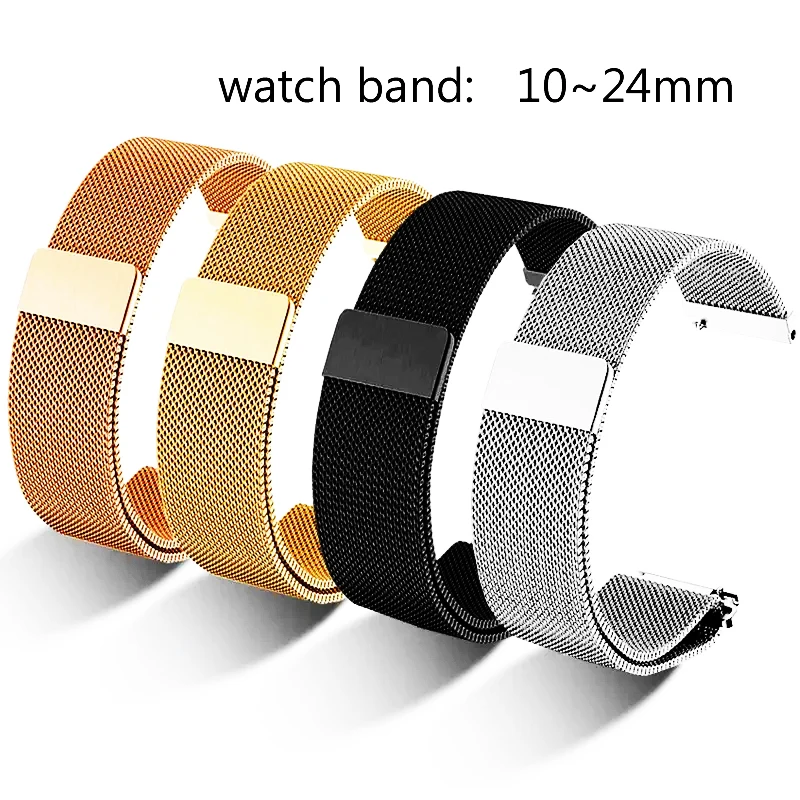 Top Trends: 2024 Year Milanese Watch Band 10mm 12mm 14mm 16mm 18mm 20mm 22mm 24mm Watch Strap For General Watch Wristbands Shoppable Styles