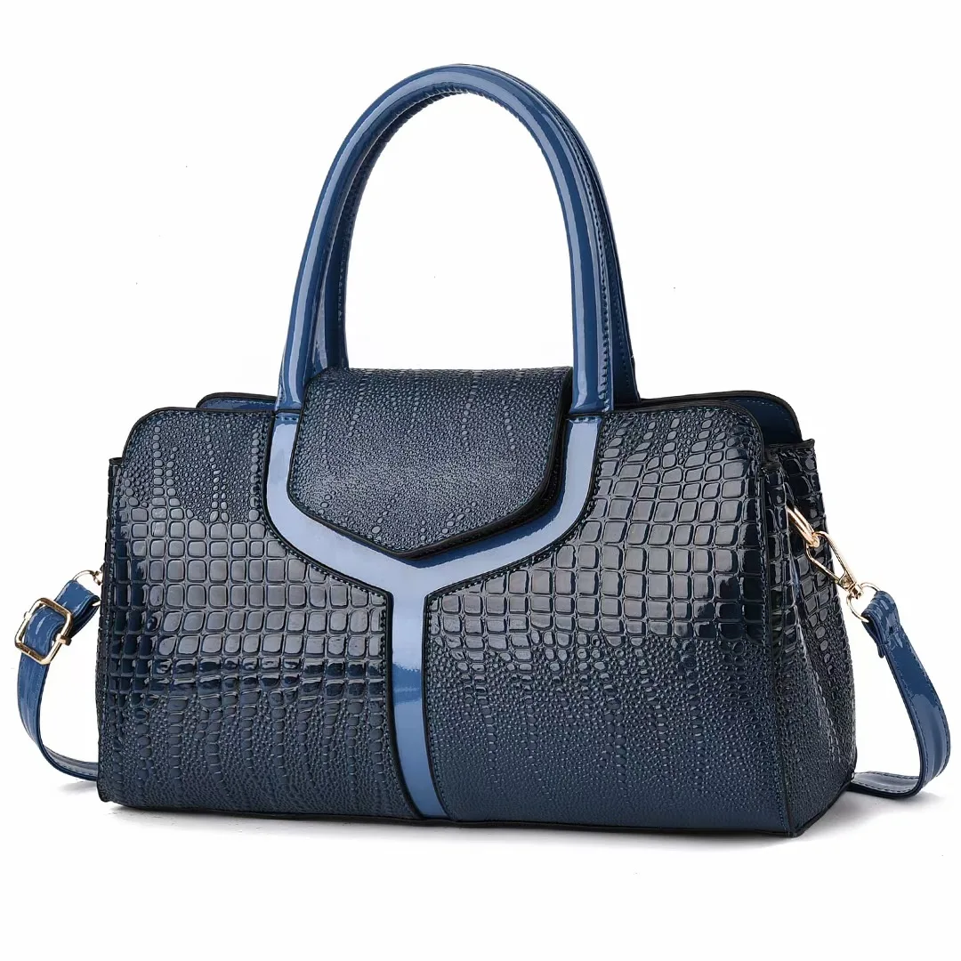 Top Trends: Crocodile Pattern Texture Leather Handbag Fashion Pillow Shoulder Bag Light Luxury Handheld Portable Versatile Satchel Tote Bags Shoppable Styles