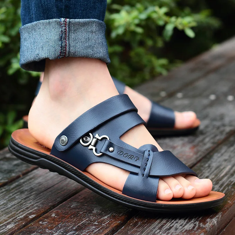 Top Trends: Men&#039;s New Summer Men&#039;s Open-toed Sandals Fashion Trend Beach Shoes Slippers Men&#039;s Sandals Mens Sandals Summer Leather Sandals Shoppable Styles