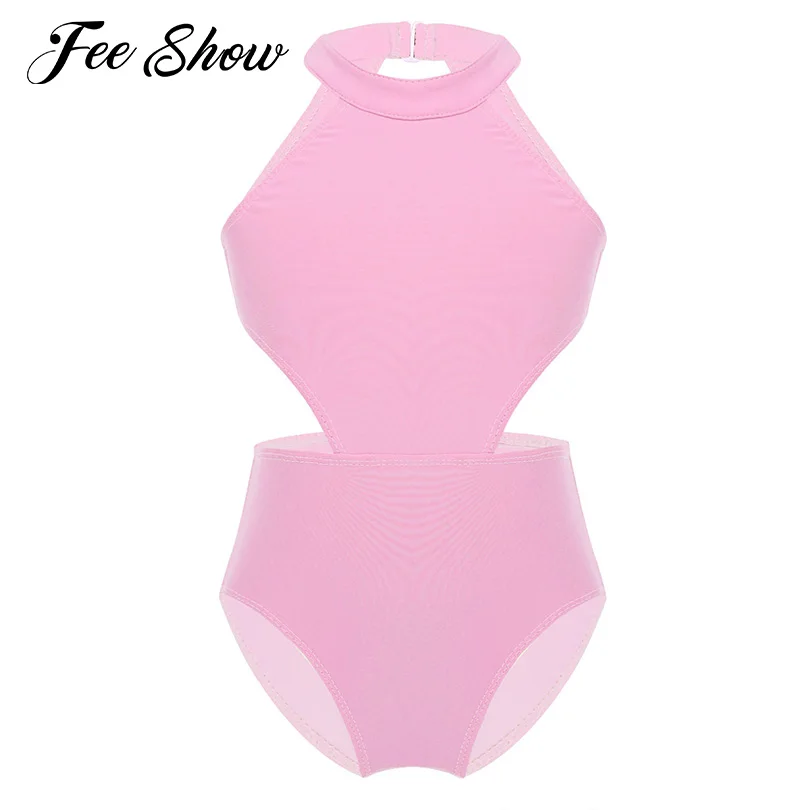 Top Trends: Girls Ballet Leotards Dance Costume Bodysuit Dancewear Kids Sleeveless Cutout Waist Backless Ballet Gymnastics Leotard Jumpsuit Shoppable Styles