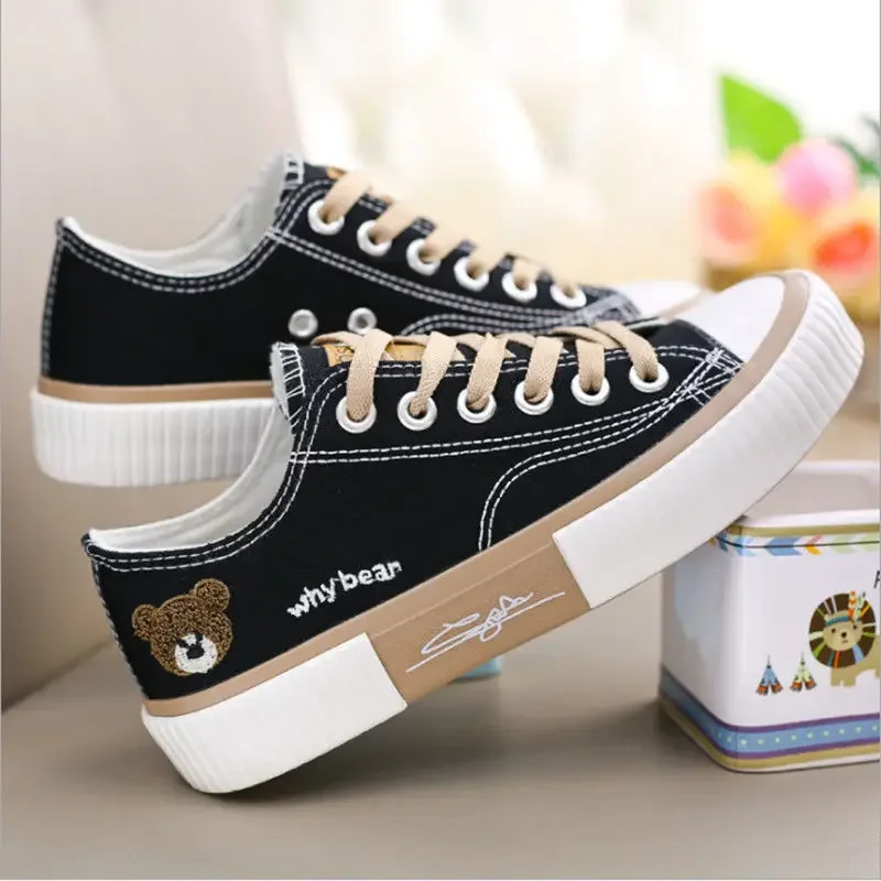 Top Trends: Cute Canvas Shoes Women Breathable Sneakers Sport Shoes For Woman Casual Vulcanized Shoe Flats High Top Zapatillas De Mujer 2023 Shoppable Styles