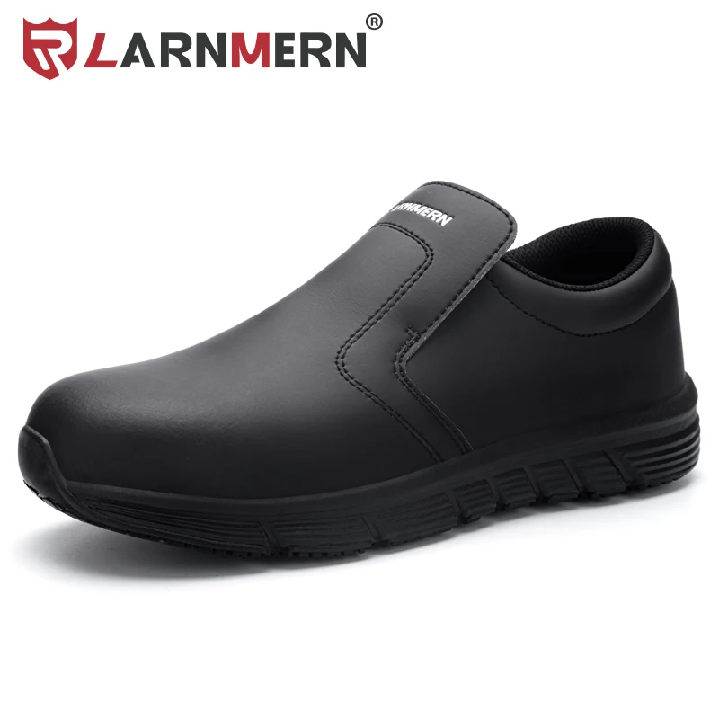 Top Trends: Larnmern Chef Shoes For Men Resistant Kitchen Cook Waterproof Non Slip Work Shoes Oil-proof Safety Shoes Hotel Restaur Plus Size Shoppable Styles