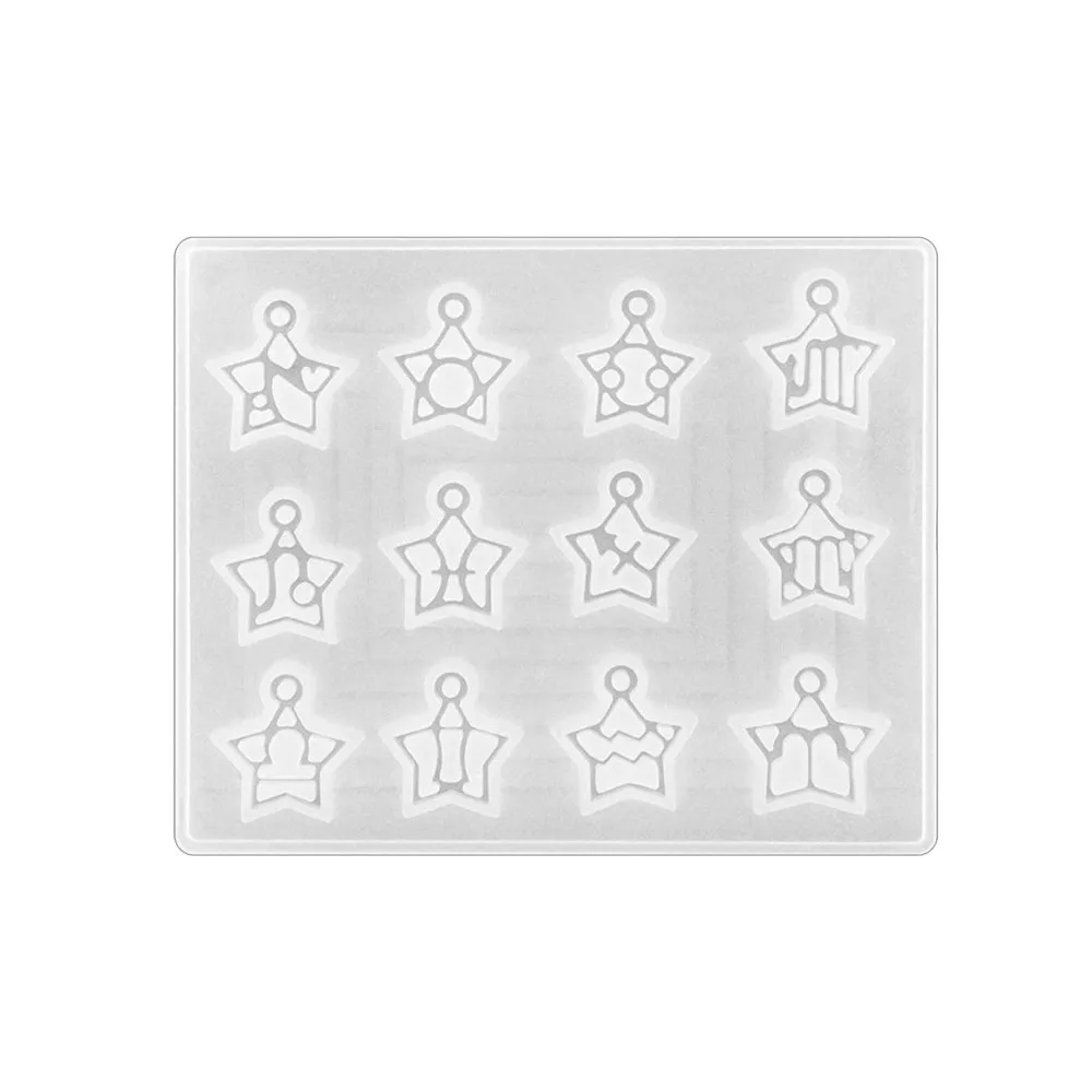 Top Trends: 12 Zodiac Constellation Epoxy Resin Round Molds For DIY Pendant Necklace Bracelet Keychain Jewelry Making Craft Casting Mould Shoppable Styles - Image 3