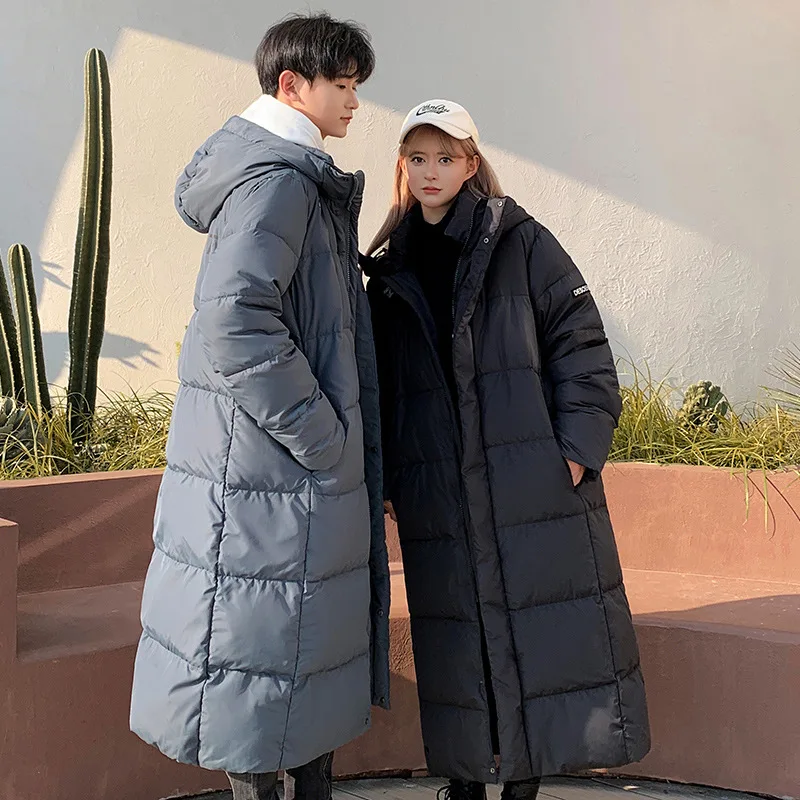 Top Trends: Fashions Men With Long Down Jacket Male New Winter Thickening Over-the-knee Hat Down Jackets Keep Warm Coat Winter Male Jacket Shoppable Styles