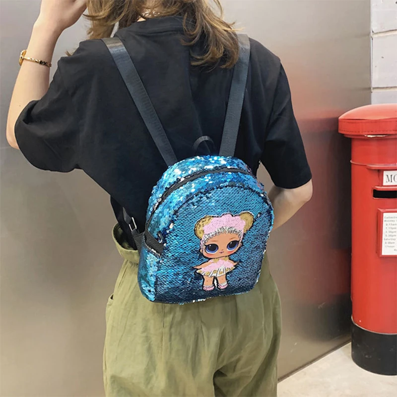 Top Trends: Fashion Sequins Children&#039;s Backpack Kids School Bags Teenage Girls Cartoon Small Shoulder Bag Backpacks Women Rucksack Mochila Shoppable Styles