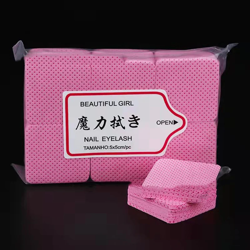 Top Trends: Pink Gel Nail Polish Remover Cotton Pads Nail Wipes 100% Lint-Free Cleaner Manicure Cleaning Tools For Nails Towel Nail Tool DS # Shoppable Styles