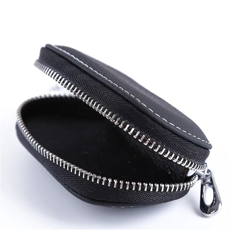 Top Trends: Leather Car Key Wallets Men Key Holder Housekeeper Keys Organizer Women Keychain Covers Zipper Key Case Bag Unisex Pouch Purse Shoppable Styles - Image 5